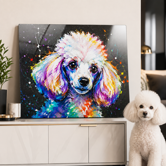 Custom Pet Metal Print – Personalized Dog Portrait Wall Decor Gift For Animal Lover THUC99