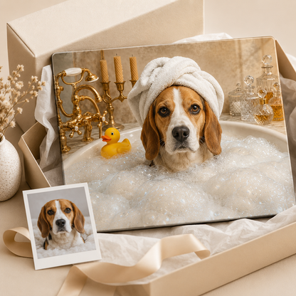 Custom Pet Metal Wall Art – Personalized Dog Portrait From Photo Gift For Pet Lover THUC99