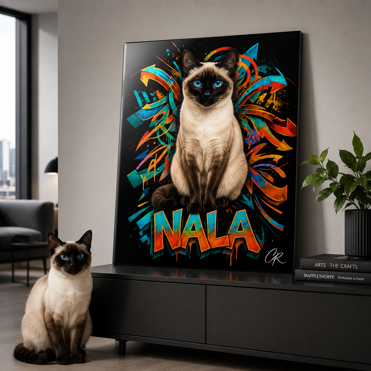 Personalized Pet Metal Wall Art – Custom Dog Portrait Print Gift For Dog Cat Lover THUC99