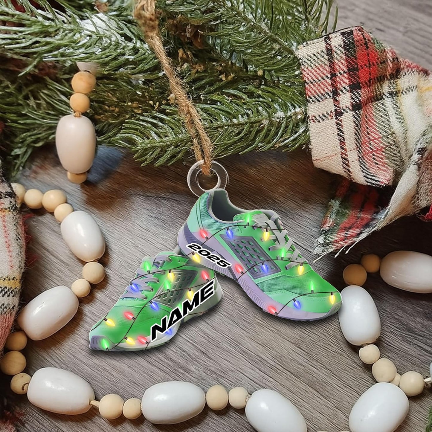 Custom Marathon Runner Ornament – Personalized Acrylic Race Ornament, Sport Holiday Tree Decoration, Running Gift TM12