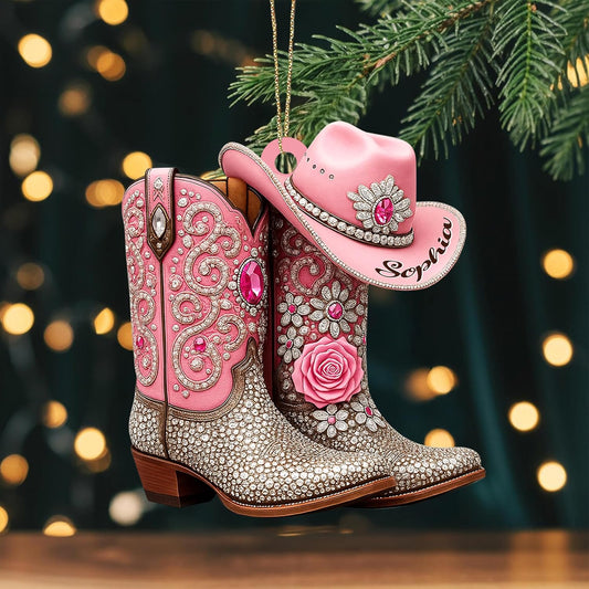 Custom Horse Riding Ornament | Personalized Equestrian Holiday Gift for Riders, Trainers & Horse Owners THH10