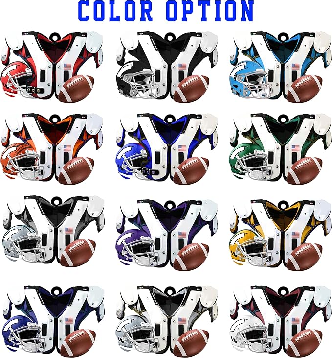Personalized Football Uniform Ornament - American Football Ornament Gift LL17
