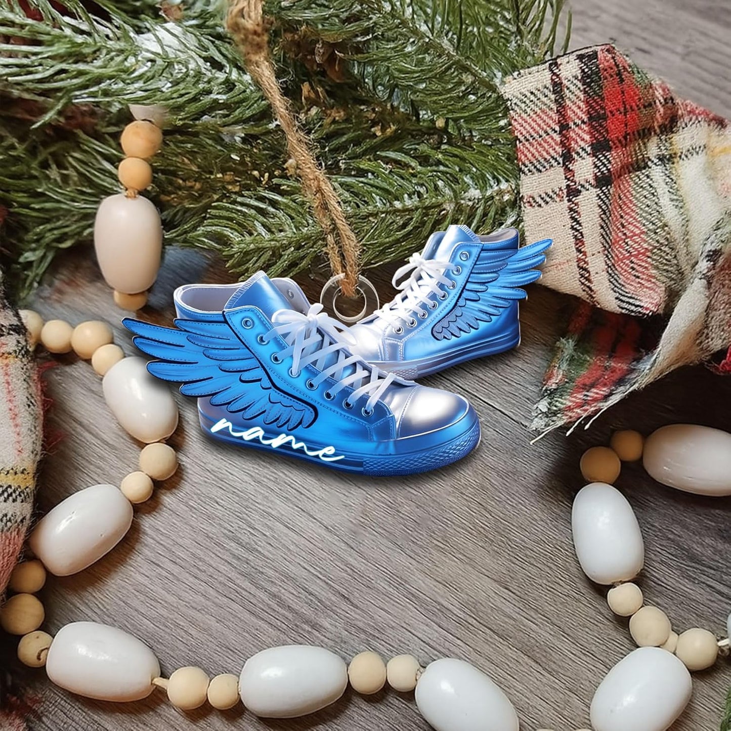Personalized Marathon Christmas Ornament – Custom Name Acrylic Running Ornament, Marathon Runner Gift, Race Medal Keepsake TM1