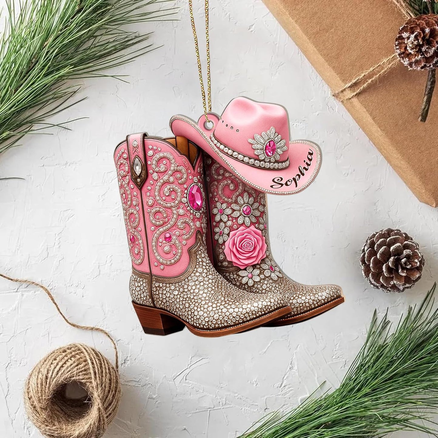 Custom Horse Riding Ornament | Personalized Equestrian Holiday Gift for Riders, Trainers & Horse Owners THH10