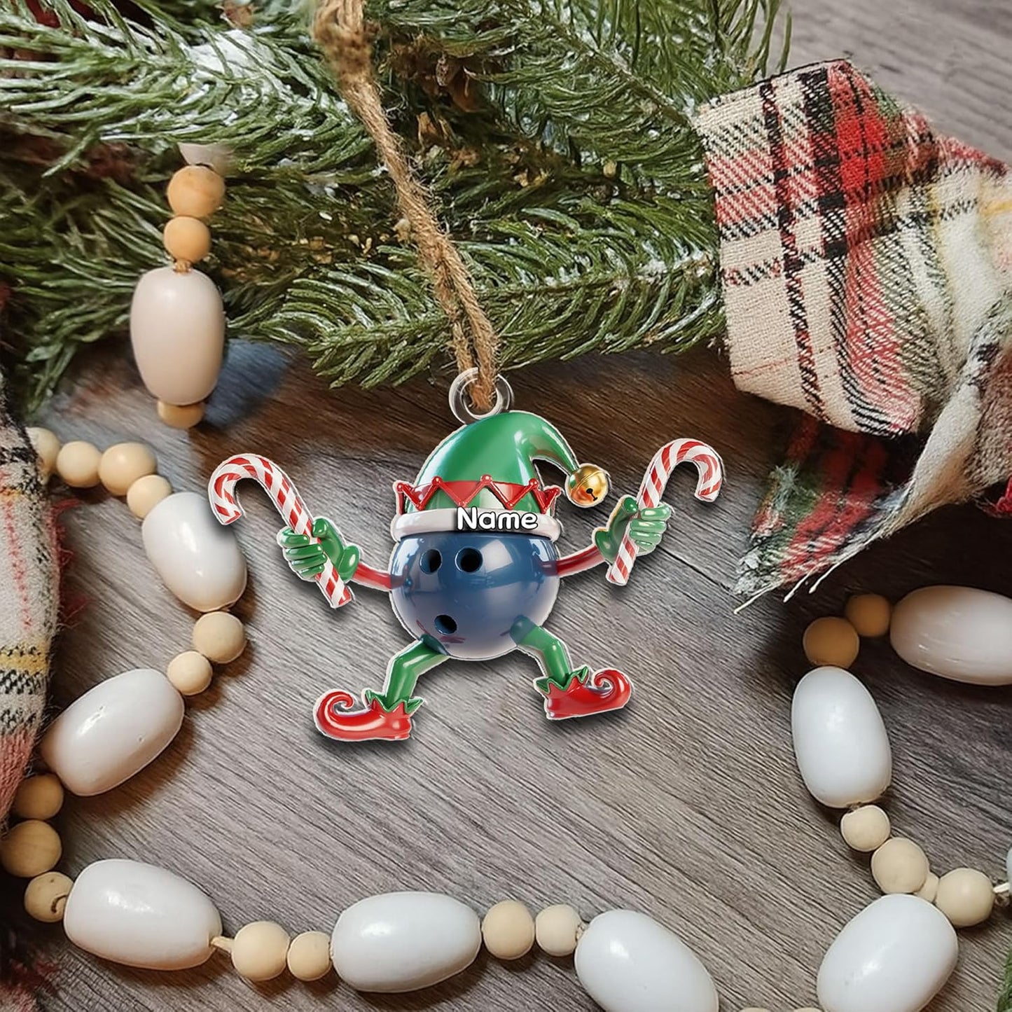 Custom Bowling Tools Ornament - Bowling Ornament Bowl 10