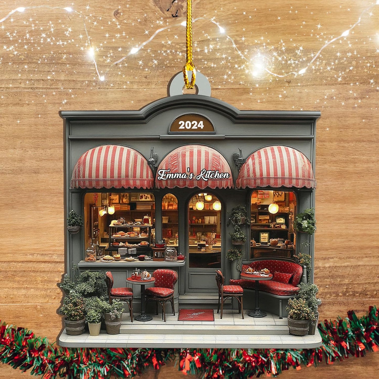 Customized Chef Ornament - Chef Christmas Gift N18