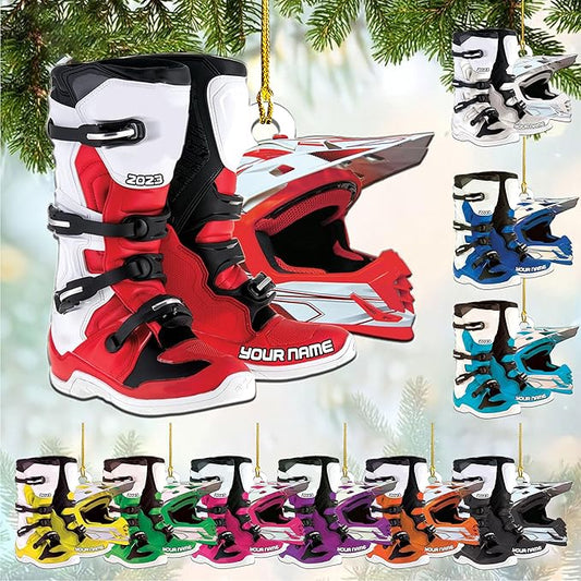 Personalized Dirt Bike Christmas Ornaments 2025 Custom Motocross Ornament Dirt bike Christmas Ornament N28