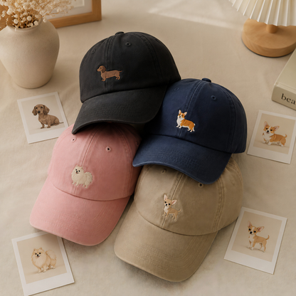 Personalized Dog Trucker Hat, Custom Embroidered Pet Portrait Hat, Memorial Gift THUC99