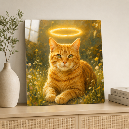 Personalized Pet Metal Wall Art – Custom Dog Portrait Print Gift For Dog Cat Lover THUC99