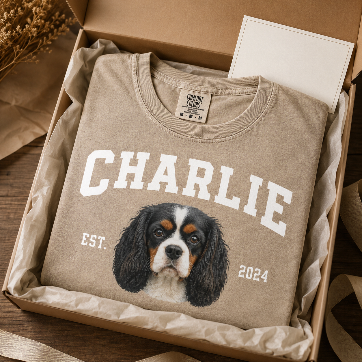 Custom Photo Dog Unisex Wash T-Shirt, Personalized Pet Lover Gift | Gift For Dog Lovers
