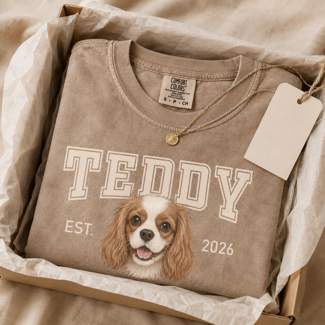 Custom Photo Dog Unisex Wash T-Shirt, Personalized Pet Lover Gift | Gift For Dog Lovers