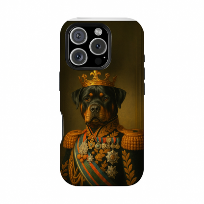 Custom Photo Dog King Crown Royal Phone Case _ Gift For Dog Lovers