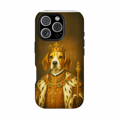 Custom Photo Dog King Royal Phone Case _ Gift For Dog Lovers