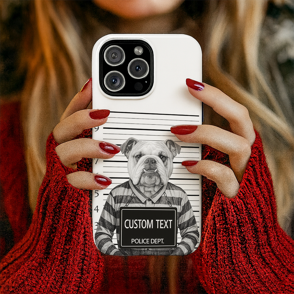 Custom Photo Dog Wanted By Pawlice Phone Case _ Gifts For Dog Lovers