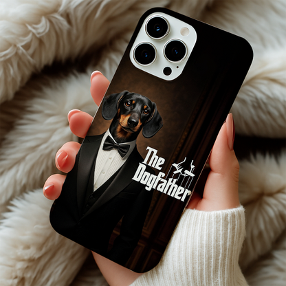 Custom Photo Dog Father Phone Case _ Gift For Dog Lovers