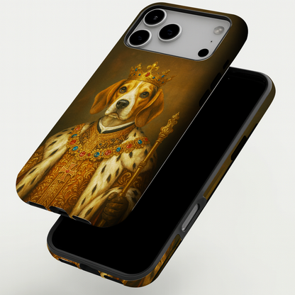 Custom Photo Dog King Royal Phone Case _ Gift For Dog Lovers