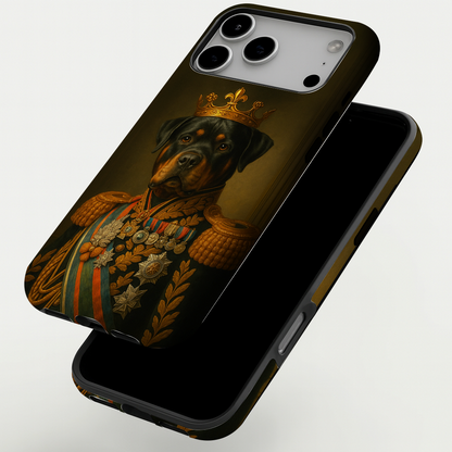 Custom Photo Dog King Crown Royal Phone Case _ Gift For Dog Lovers
