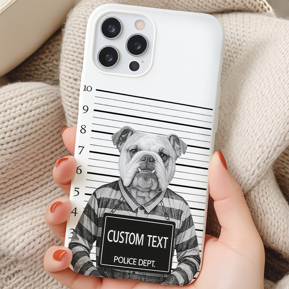 Custom Photo Dog Wanted By Pawlice Phone Case _ Gifts For Dog Lovers