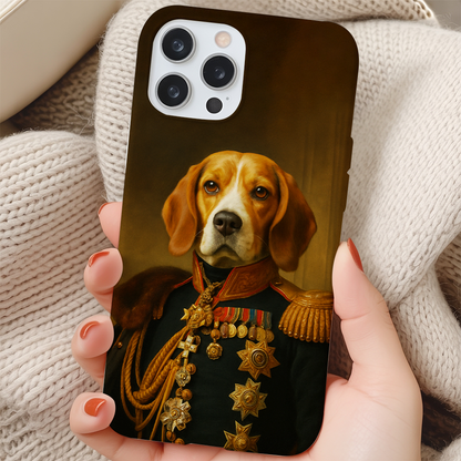 Custom Photo Dog Royal King Phone Case _ Gift For Dog Lovers