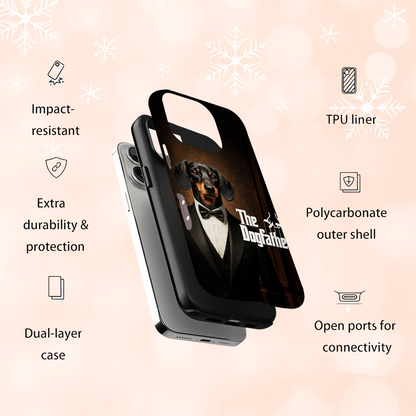 Custom Photo Dog Father Phone Case _ Gift For Dog Lovers