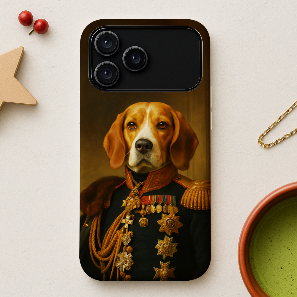 Custom Photo Dog Royal King Phone Case _ Gift For Dog Lovers