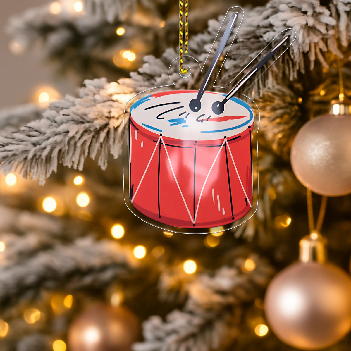 Drum Acrylic Ornament