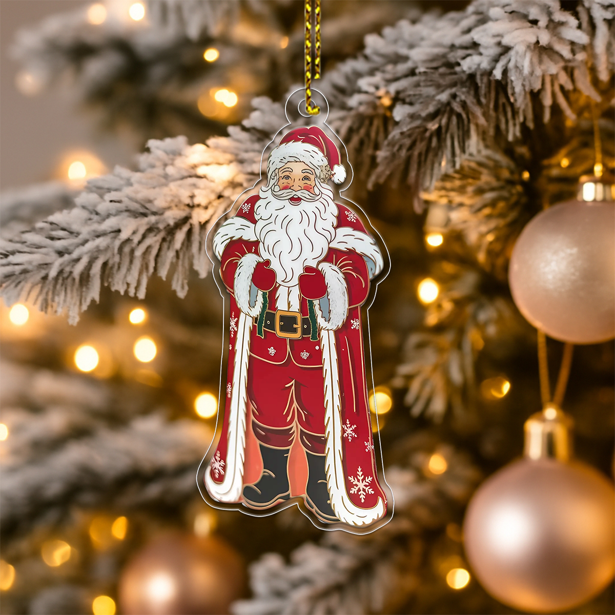 Santa Claus With Parol