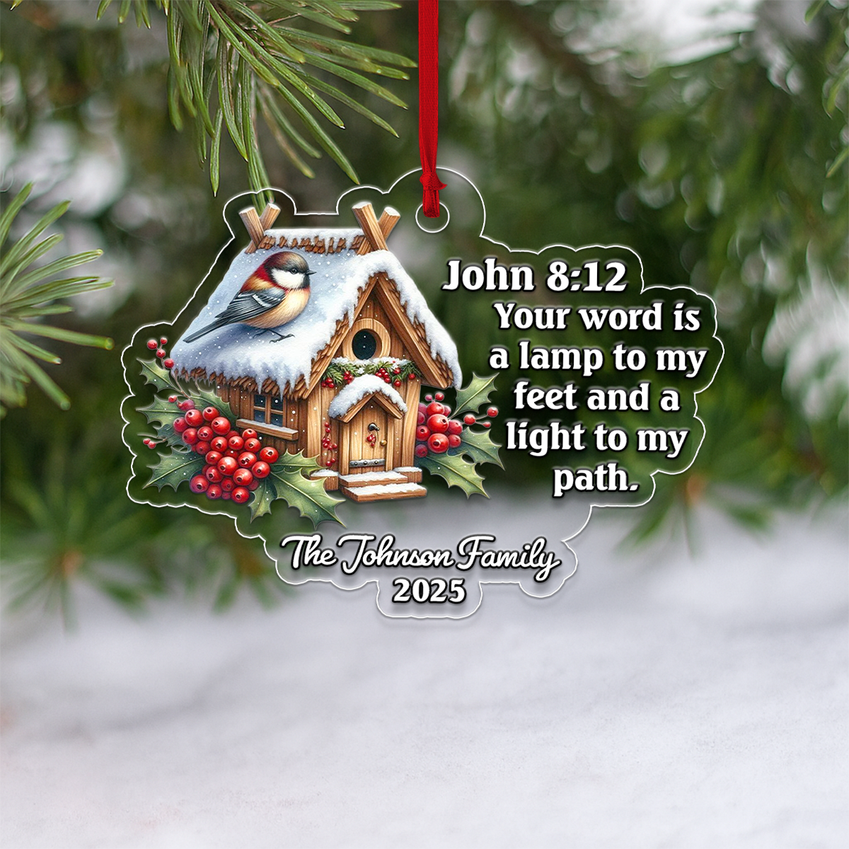Custom Name Bible Jesus Xmas For Family
