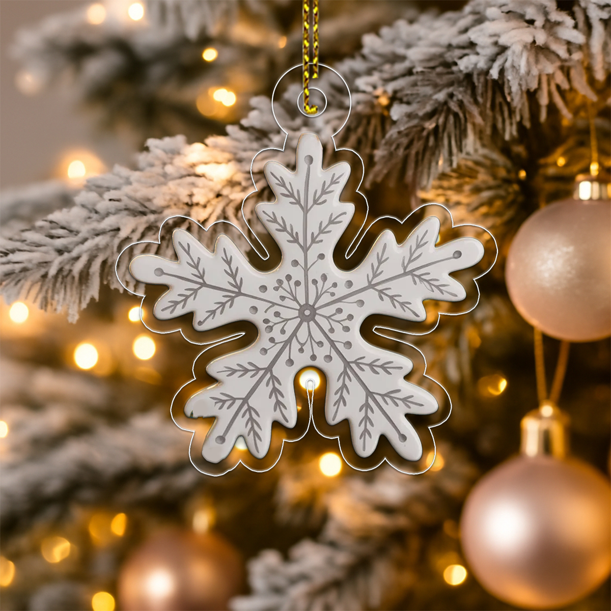 Personalized Christmas Snowflake