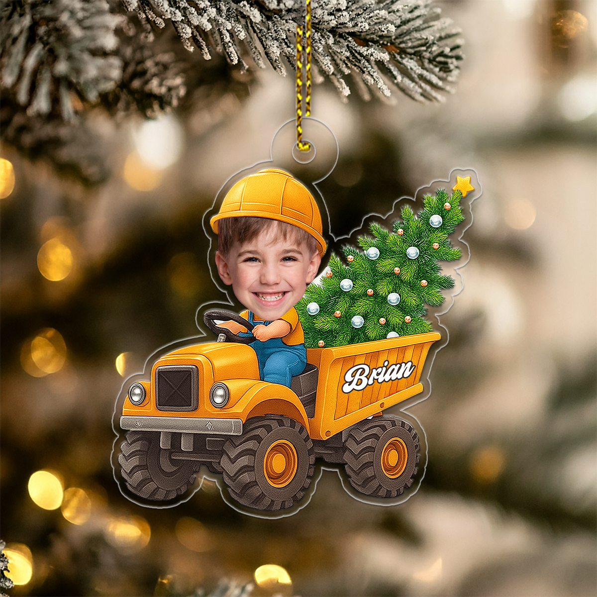 Custom Photo Truck Christmas, Child's Truck