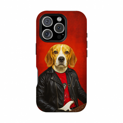 Custom Photo Guitarist Dog Phone Case Gift For Dog