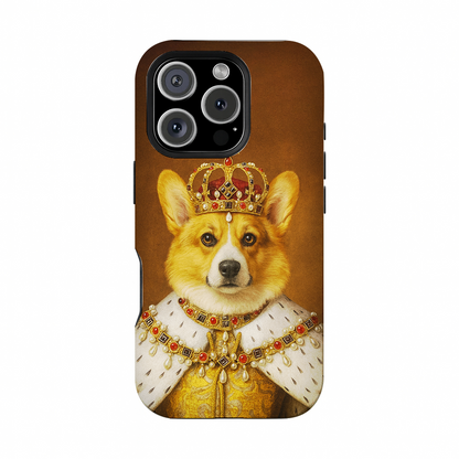Custom Photo Crowned Queen Dog Phone Case Gift For Dog Lovers