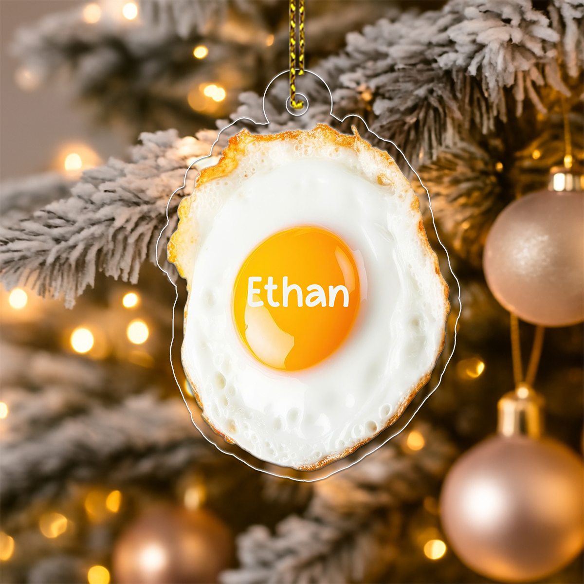 Custom Name Fried Egg