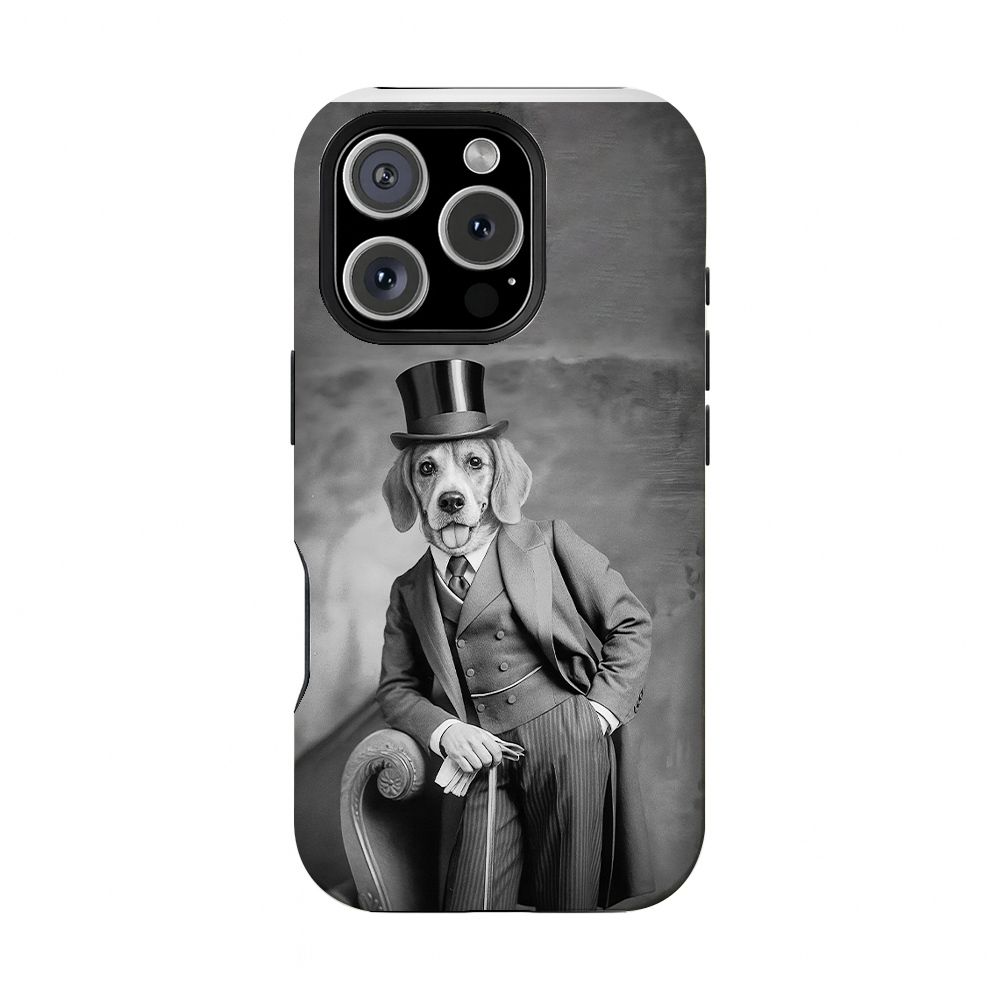 Custom Photo Gentleman Dog  Gift For Dog Lovers