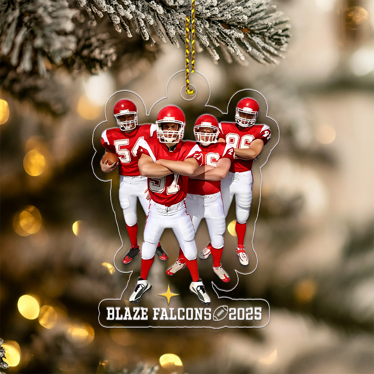 Custom Photo Football Team For Sport Gift
