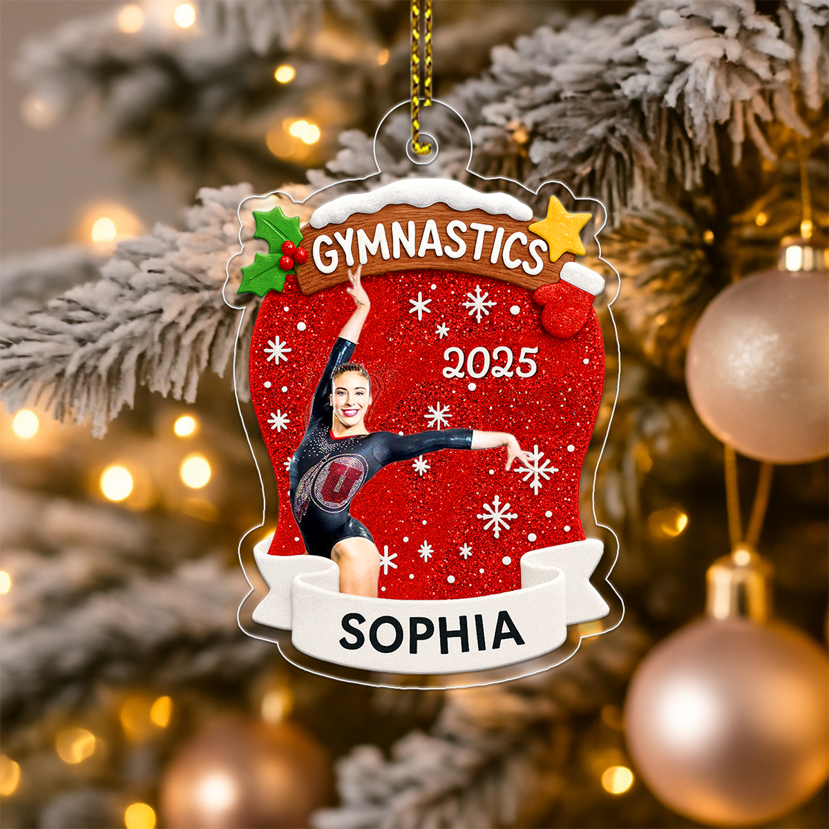 Custom Photo Gymastics Girl