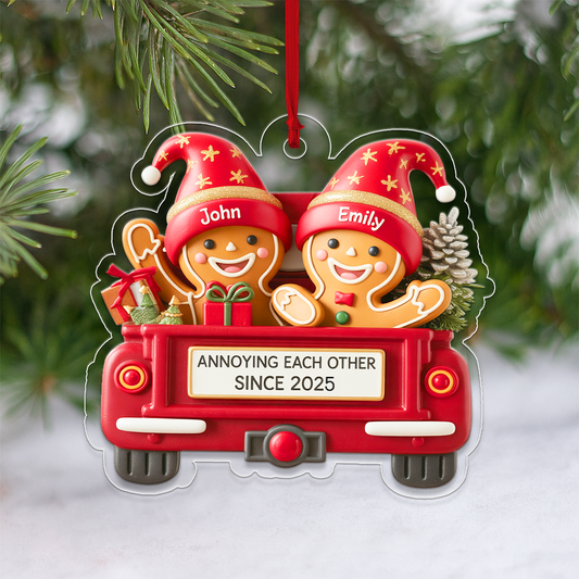 Gingerbread Couple In Truck2