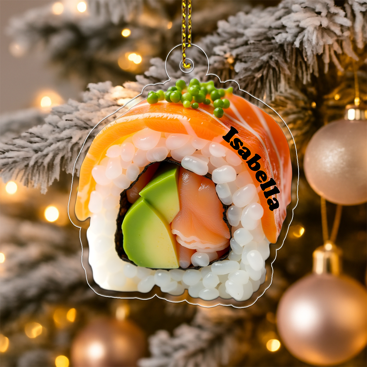 Custom Name Sushi Christmas 2