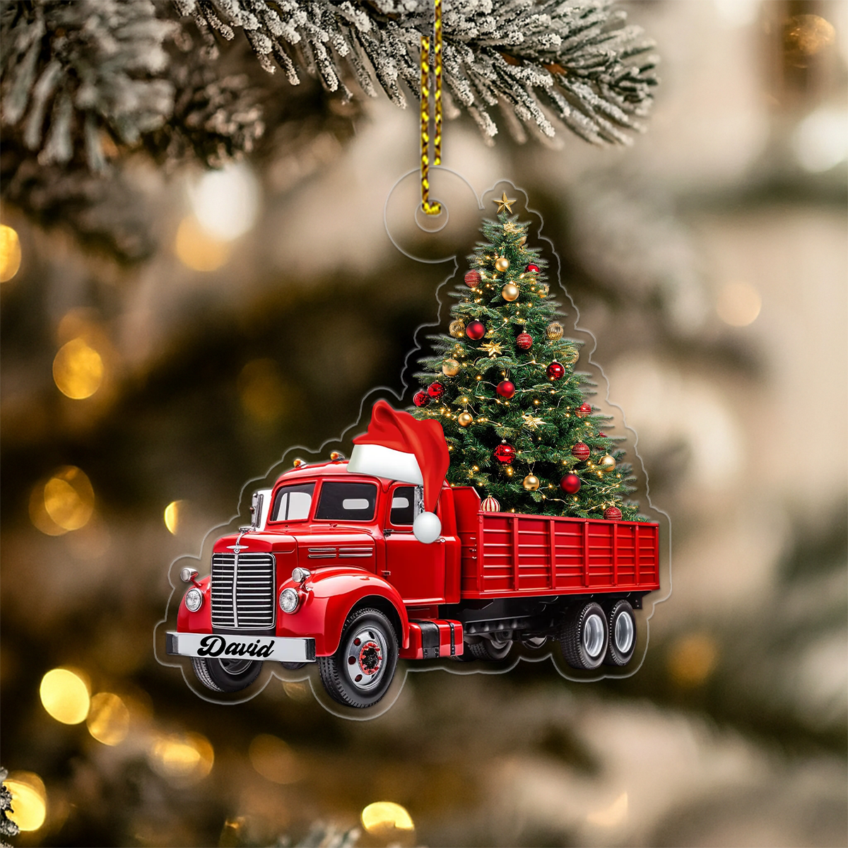 Custom Name Trucker Xmas 2025