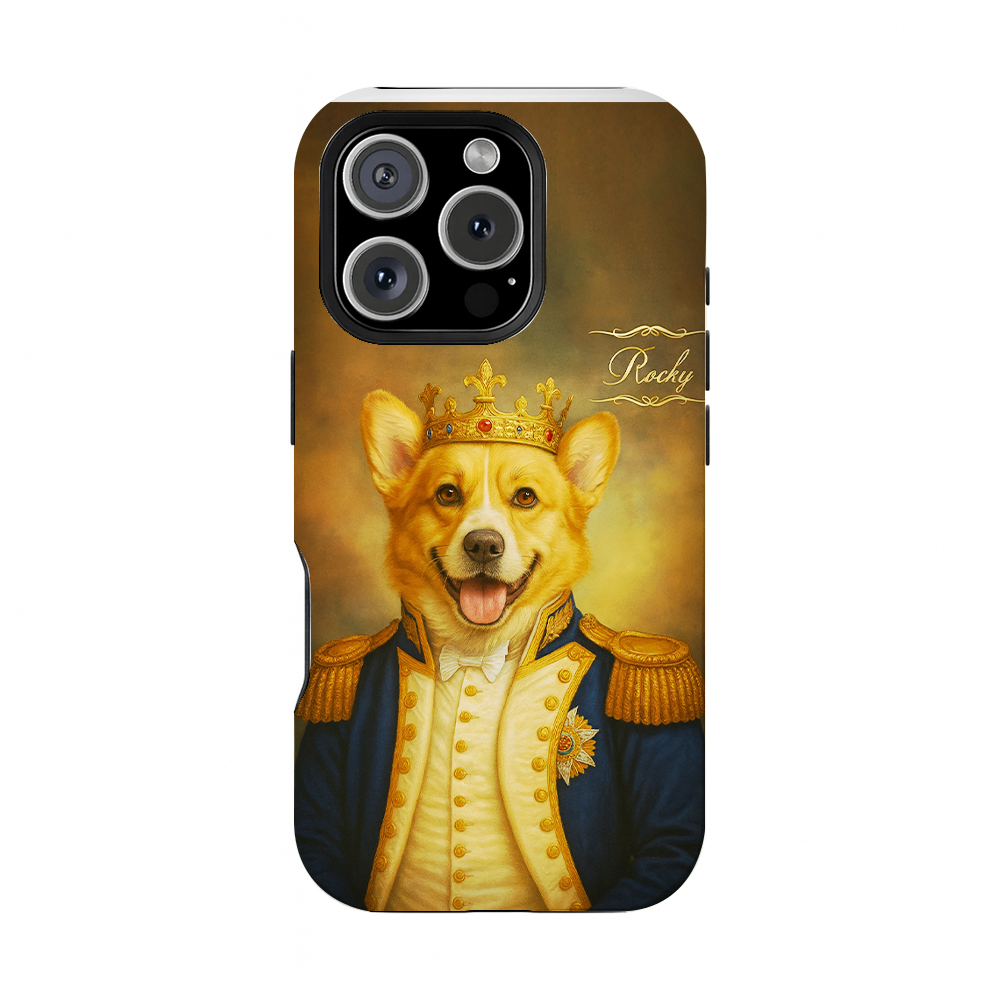 Custom Photo Great Captain Dog Phone Case Gift For Dog Lovers