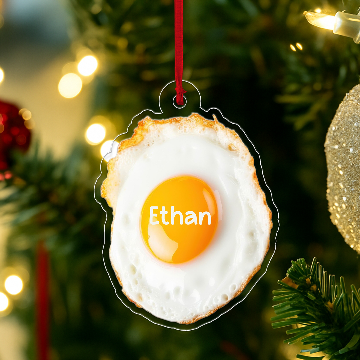 Custom Name Fried Egg