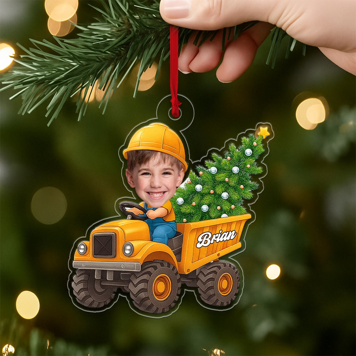 Custom Photo Truck Christmas, Child's Truck