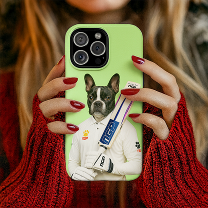 Custom Photo Cricketer Dog Phone Case Gift For Dog Lovers