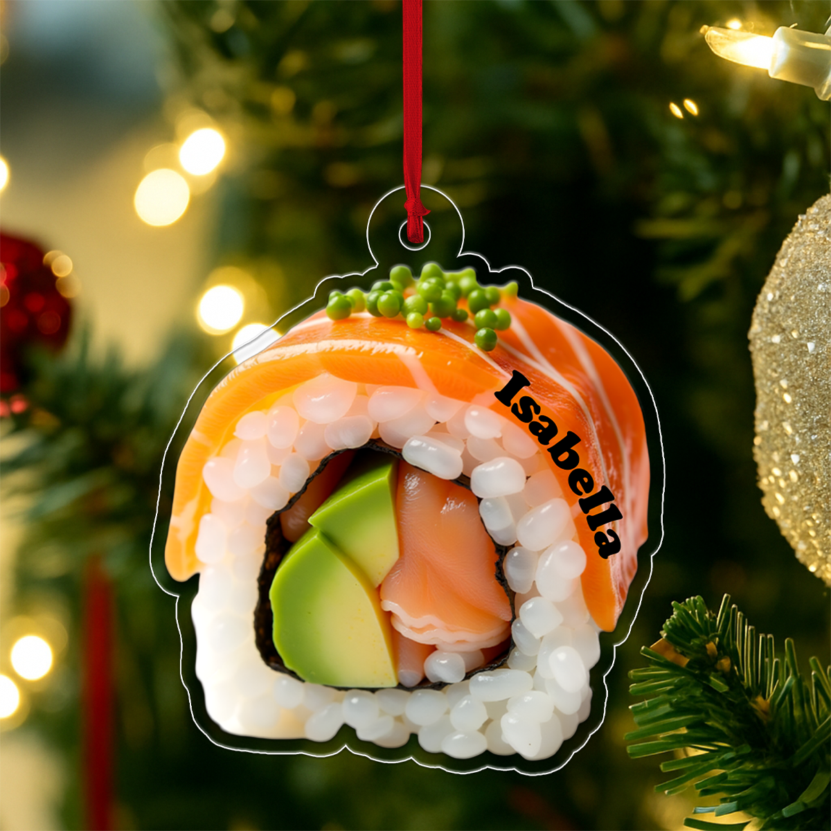 Custom Name Sushi Christmas 2