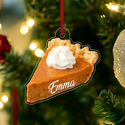 Pumpkin Pie Fall Gift Acrylic Ornament Christmas Gift
