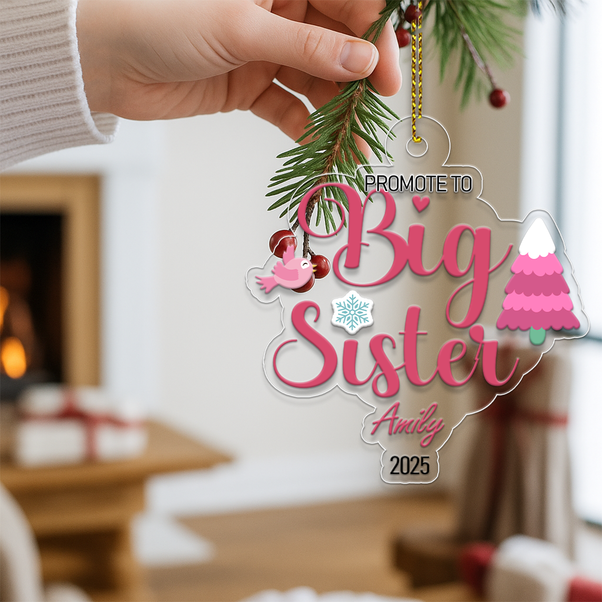 Custom Name Big Sister For Family