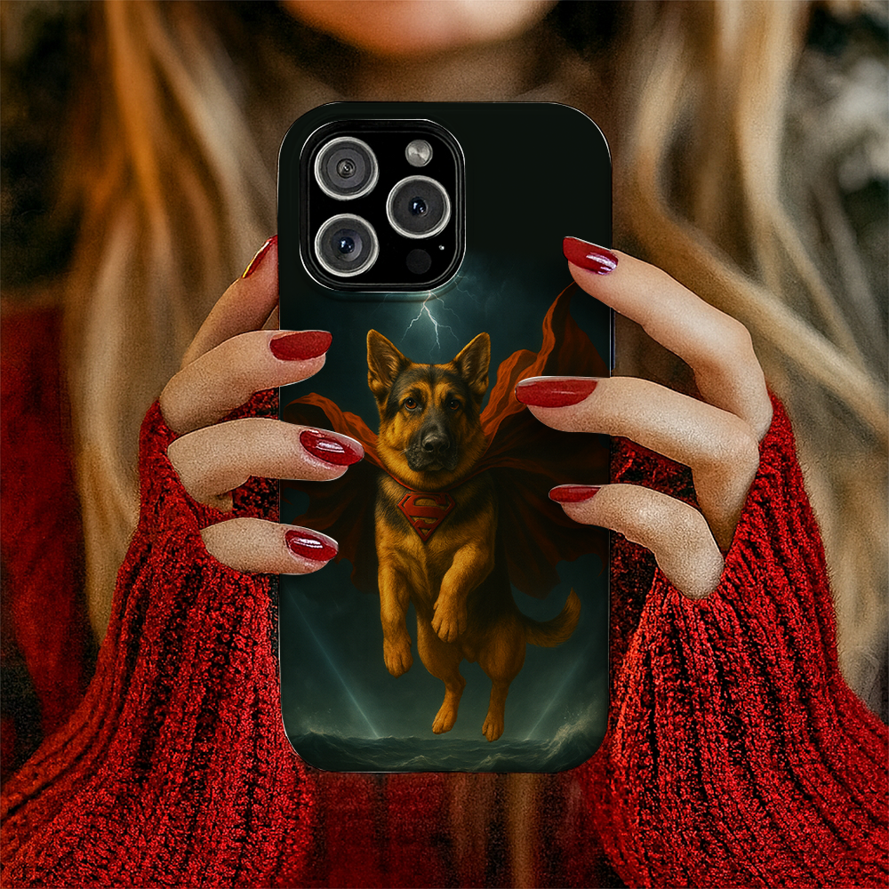 Custom Photo Dog Hero Phone Case