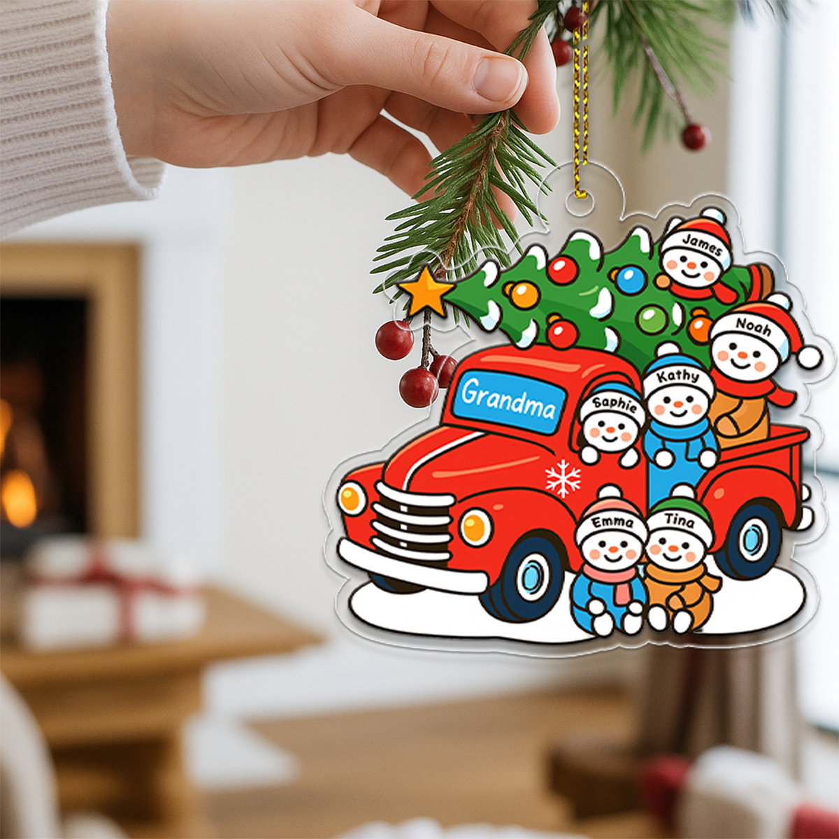 Custom Family Ornament2
