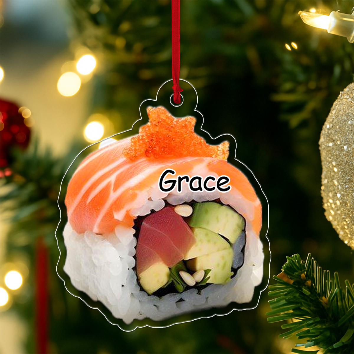 Custom Name Sushi Christmas 3