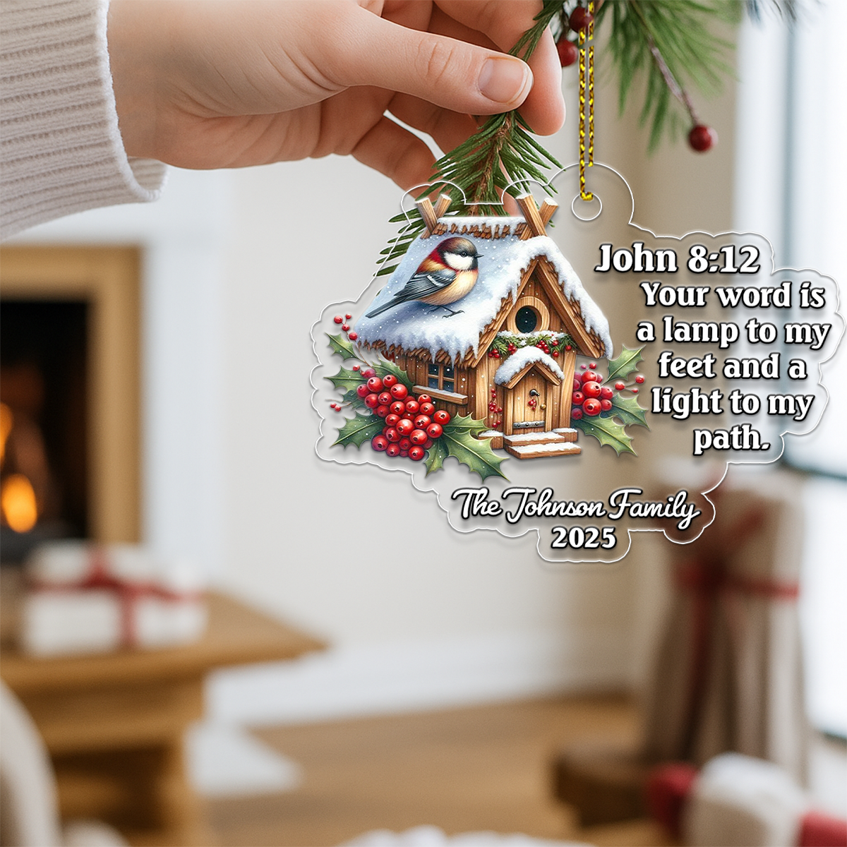 Custom Name Bible Jesus Xmas For Family
